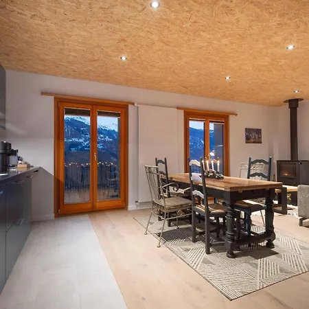 La Forge De Diogne - Luxury And Cosy B&B Alpine Lodge לינה וארוחת בוקר